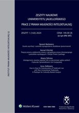Zeszyty Naukowe Uniwersytetu Jagiellońskiego 1/2024