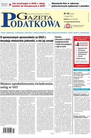 Gazeta Podatkowa 10/2024