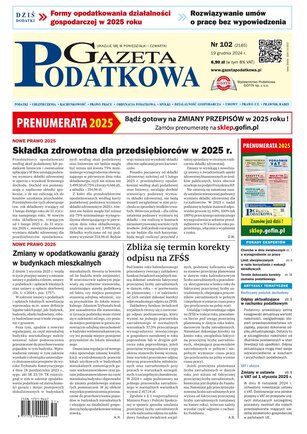 Gazeta Podatkowa 102/2024