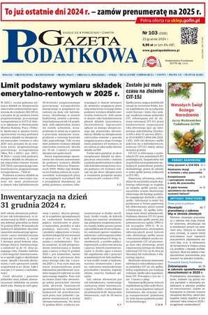 Gazeta Podatkowa 103/2024