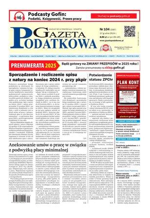 Gazeta Podatkowa 104/2024