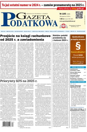 Gazeta Podatkowa 105/2024