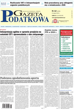 Gazeta Podatkowa 12/2024