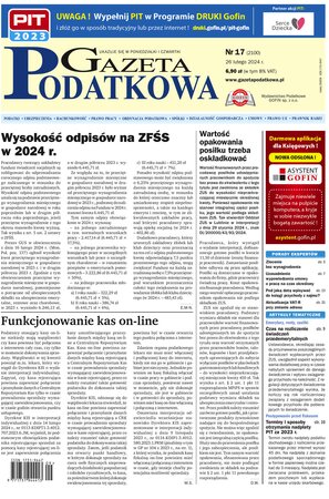 Gazeta Podatkowa 17/2024