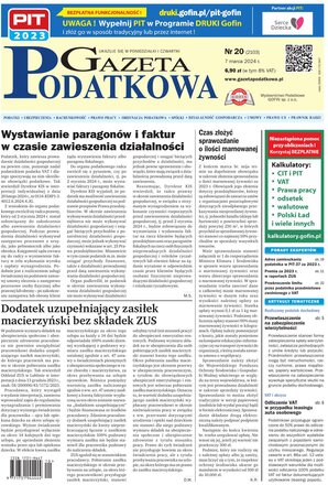 Gazeta Podatkowa 20/2024