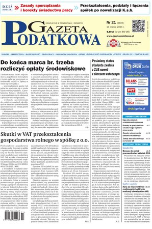 Gazeta Podatkowa 21/2024