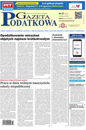 Gazeta Podatkowa 27/2024