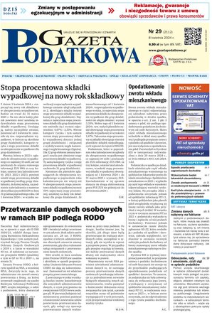 Gazeta Podatkowa 29/2024