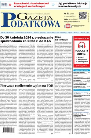 Gazeta Podatkowa 31/2024