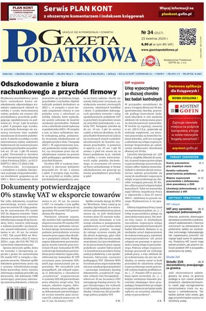 Gazeta Podatkowa 34/2024