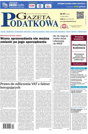 Gazeta Podatkowa 37/2024