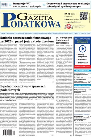 Gazeta Podatkowa 38/2024