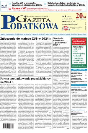 Gazeta Podatkowa 4/2024