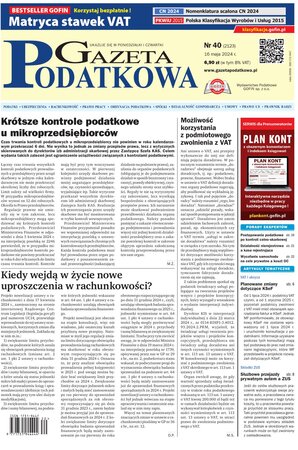 Gazeta Podatkowa 40/2024