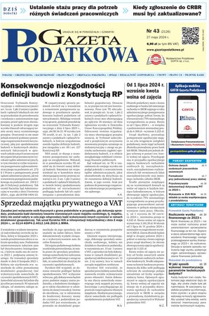 Gazeta Podatkowa 43/2024