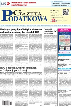 Gazeta Podatkowa 44/2024