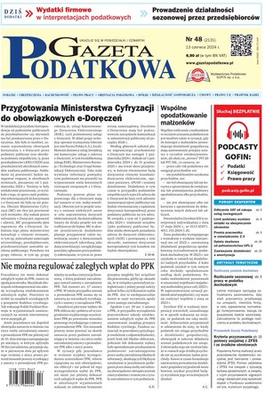 Gazeta Podatkowa 48/2024