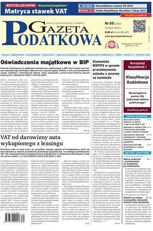 Gazeta Podatkowa 59/2024