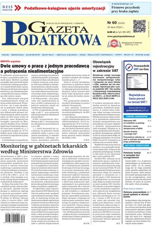 Gazeta Podatkowa 60/2024