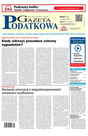 Gazeta Podatkowa 65/2024
