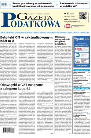 Gazeta Podatkowa 73/2024