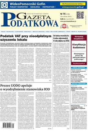 Gazeta Podatkowa 75/2024
