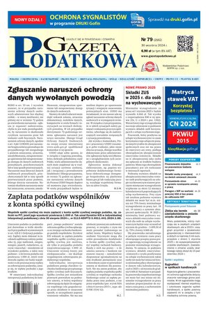 Gazeta Podatkowa 79/2024