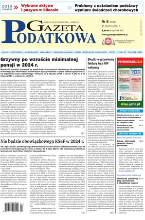 Gazeta Podatkowa 8/2024