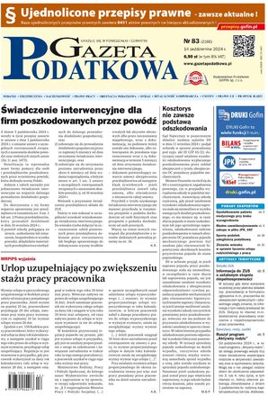 Gazeta Podatkowa 83/2024