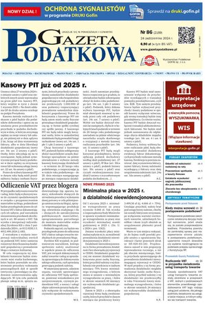 Gazeta Podatkowa 86/2024