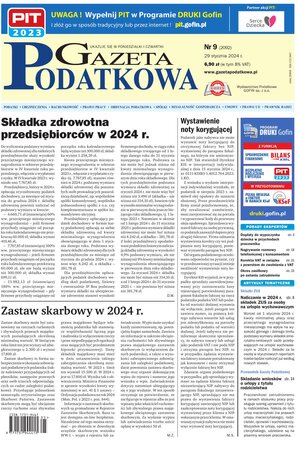 Gazeta Podatkowa 9/2024