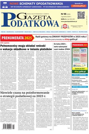Gazeta Podatkowa 98/2024
