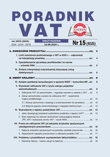 Poradnik VAT 15/2024