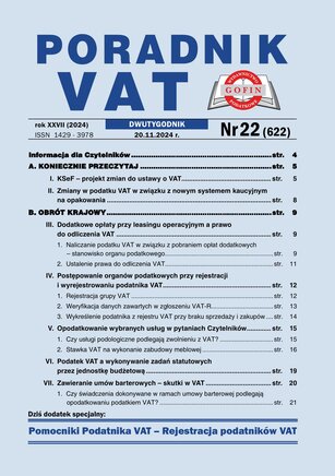 Poradnik VAT 22/2024