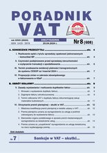 Poradnik VAT 8/2024