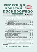 Przegląd Podatku Dochodowego 14/2024