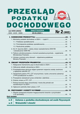 Przegląd Podatku Dochodowego 2/2024