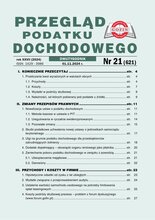 Przegląd Podatku Dochodowego 21/2024