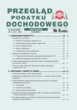 Przegląd Podatku Dochodowego 5/2024