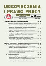 Ubezpieczenia i Prawo Pracy 15/2024