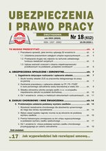 Ubezpieczenia i Prawo Pracy 18/2024