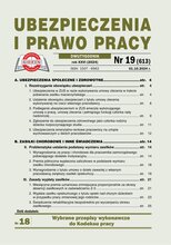 Ubezpieczenia i Prawo Pracy 19/2024