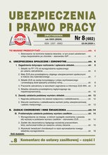 Ubezpieczenia i Prawo Pracy 8/2024
