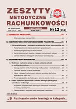 Zeszyty Metodyczne Rachunkowości 12/2024
