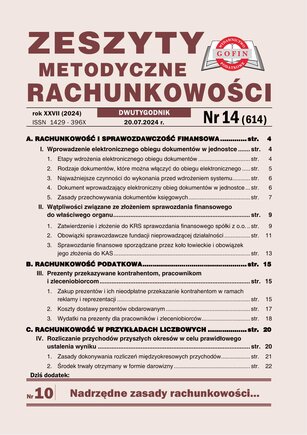 Zeszyty Metodyczne Rachunkowości 14/2024