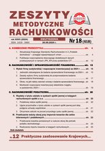 Zeszyty Metodyczne Rachunkowości 18/2024