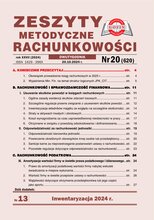 Zeszyty Metodyczne Rachunkowości 20/2024