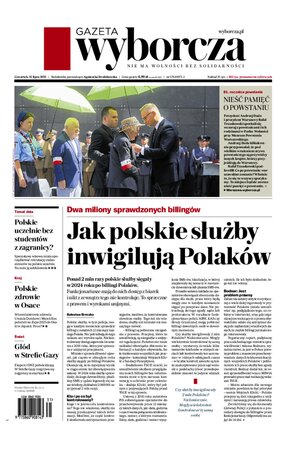 Gazeta Wyborcza Stołeczna 176/2025