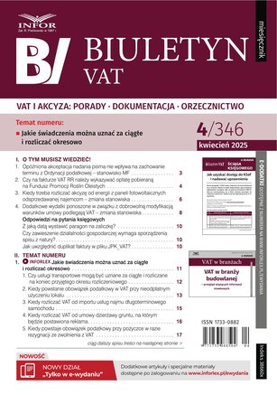 Biuletyn VAT 4/2025