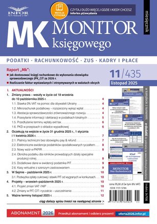 Monitor Księgowego 11/2025